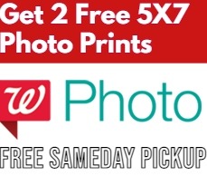 2 Free 5X7 Prints at Walgreens