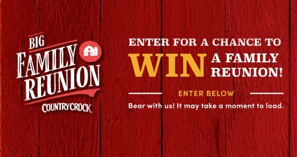 Country Crock $50,000 Big Family Reunion Sweepstakes