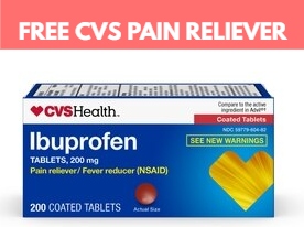 FREE CVS PAIN RELIEVER