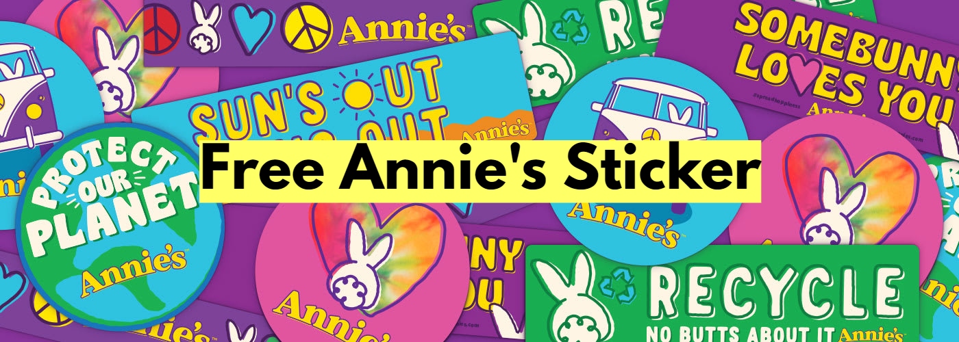 Free Annie’s Sticker