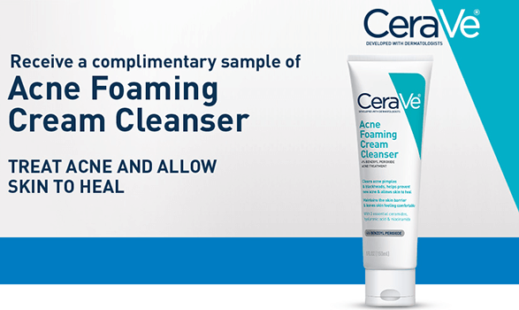 Free Sample of CeraVe Acne Foaming Cream Cleanser