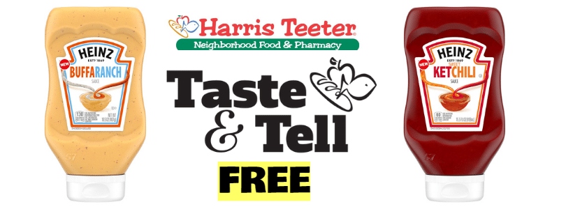 Free Taste and Tell Item at Harris Teeter