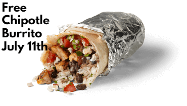 Chipotle Is Giving Away 20,000 Free Burritos During NBA Finals Game 3 July 11th code thisisreal
