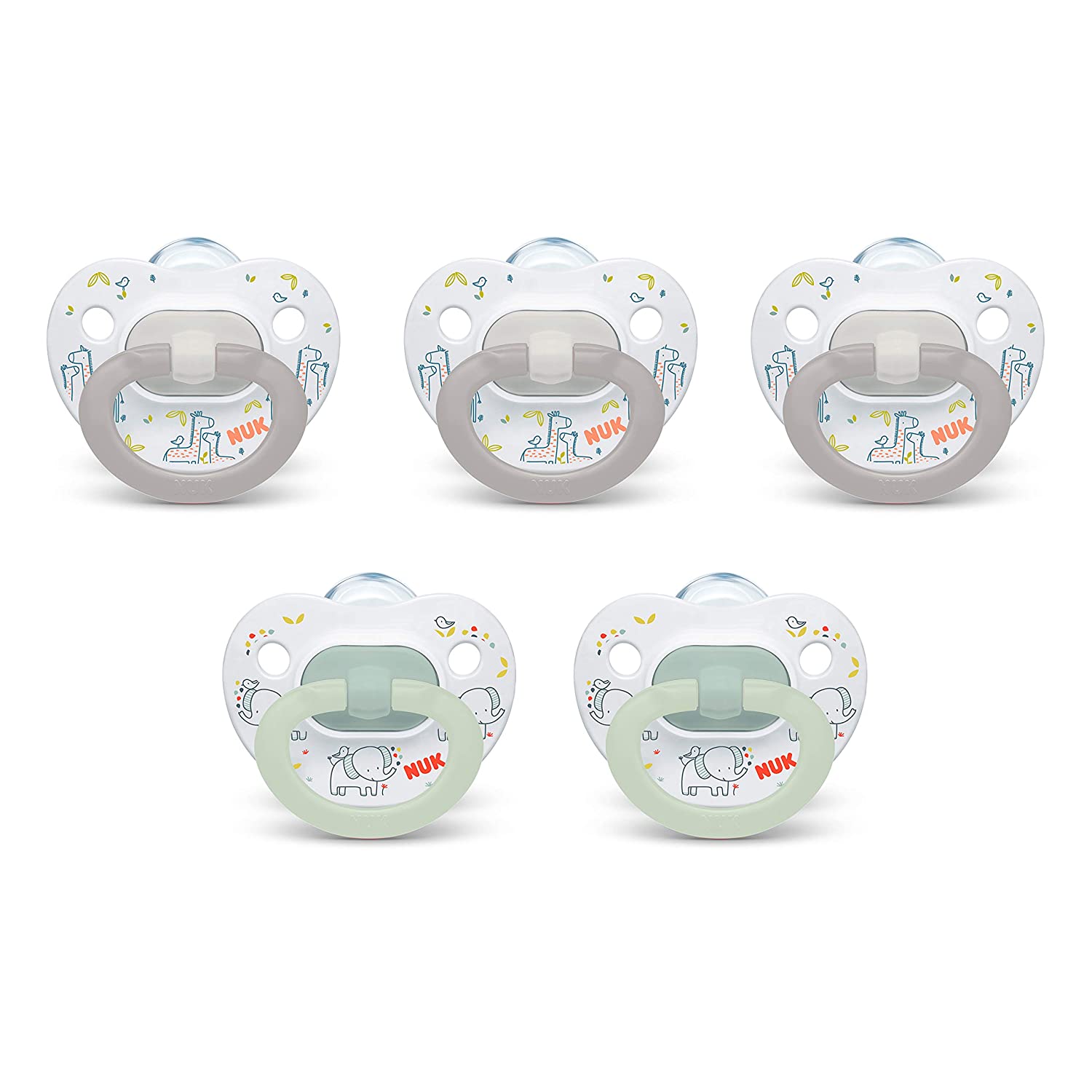 NUK Orthodontic Pacifiers 5pk $5.3 Free Shipping