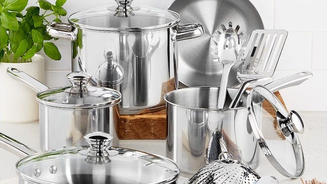 Macy’s Black Friday In July Specials Stainless Steel 13-Pc. Cookware Stainless Steel 13 Pc Cookware Set Created For Macy's
