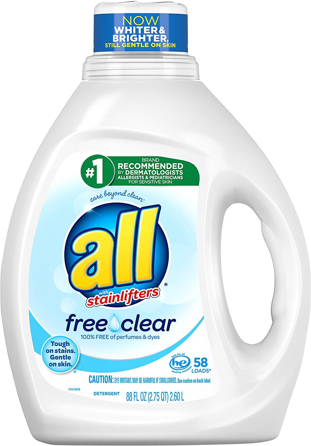 all Liquid Laundry Detergent 88oz $4.57 shipped