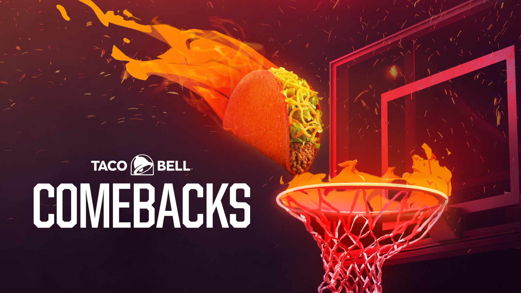 Free Taco Bell Flamming Hot Doritos® Locos Tacos During NBA Finals 2021