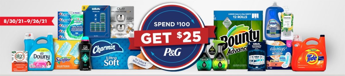 COSTCO Spend $100 on P&G products, Get $25 Back