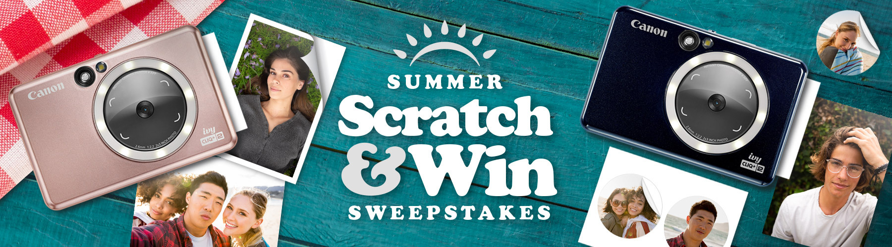 Canon Summer Scratch & Win Instant Win Sweepstakes