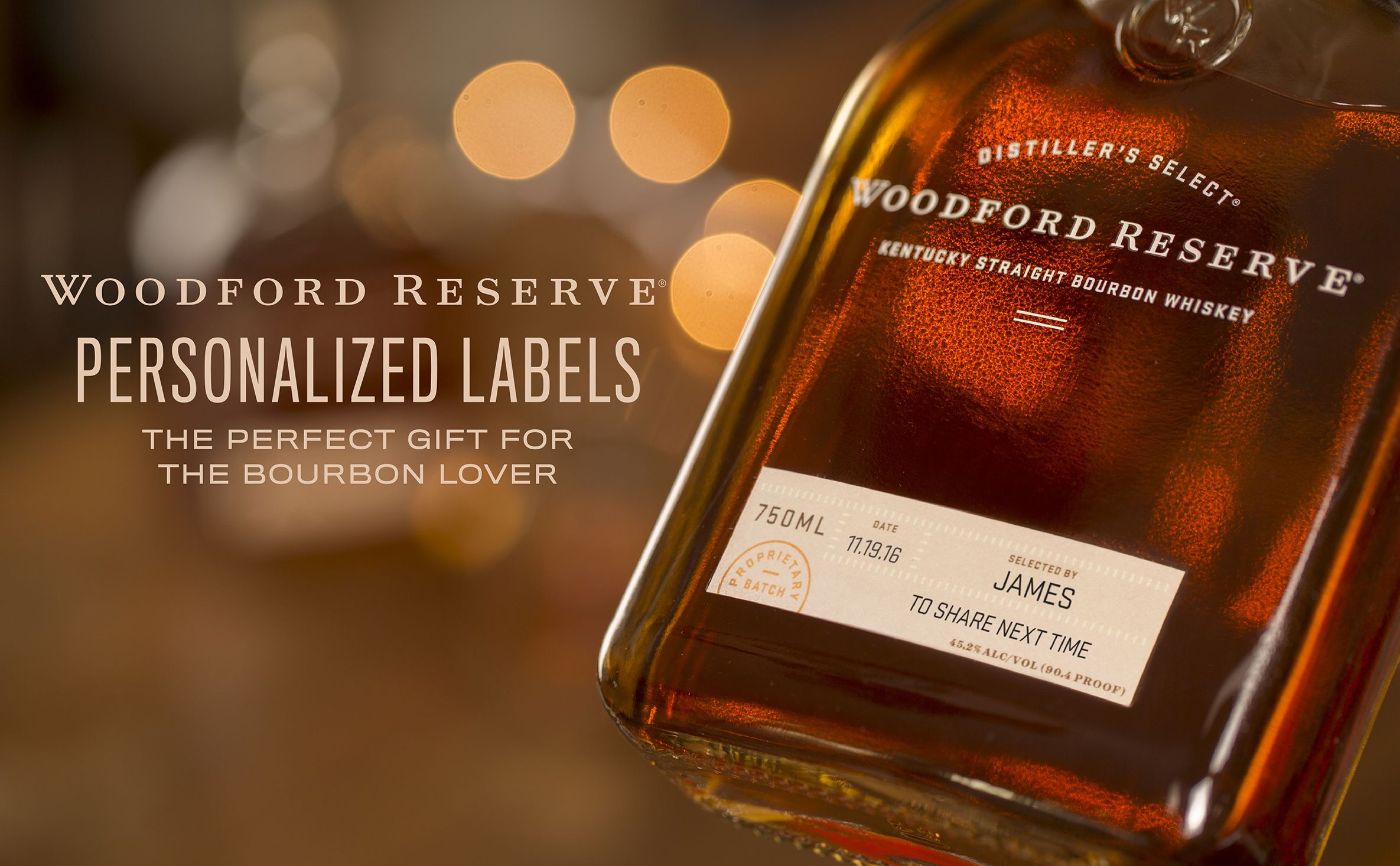 FREE Custom Woodford Reserve Bourbon Labels