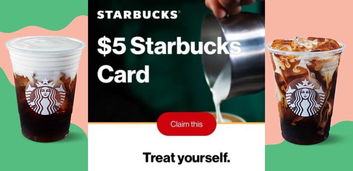 Free $5 Starbucks Gift Card for Verizon Up Members