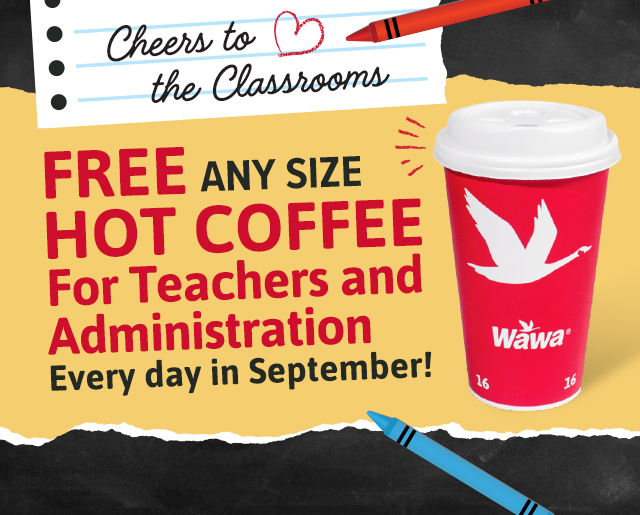 Free Coffee For Teachers Every Day In September