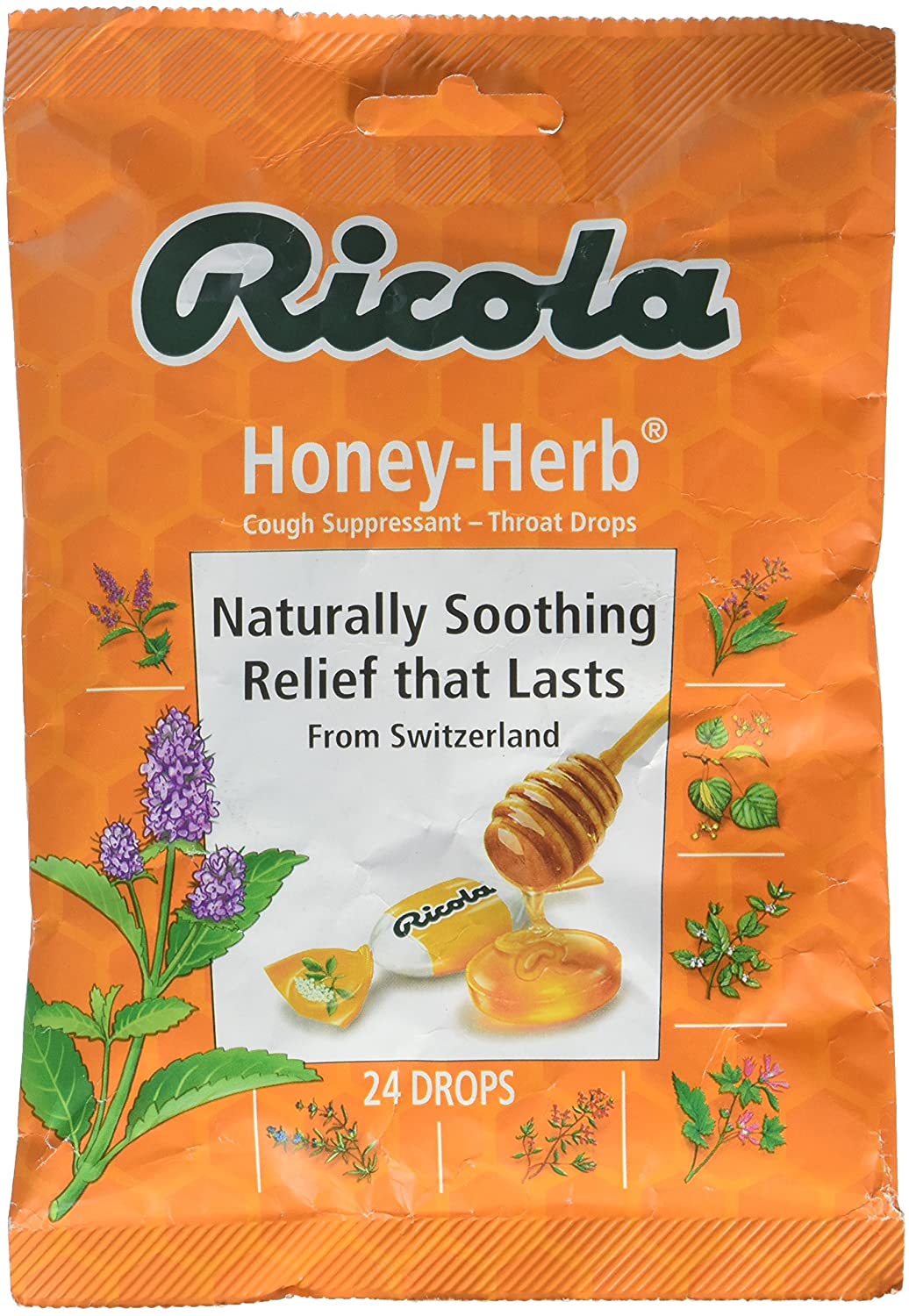 Ricola Natural Honey Herb Drops 2 For $3