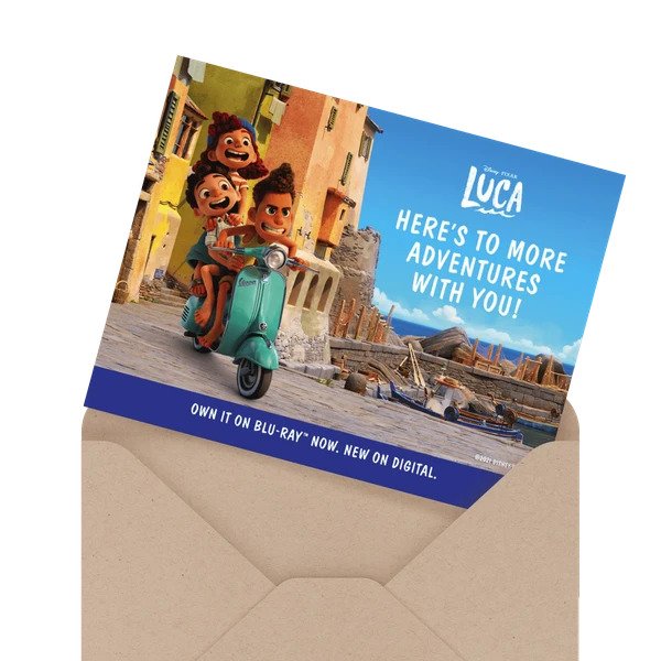 Send A Free Card To A Friend With Disney Luca
