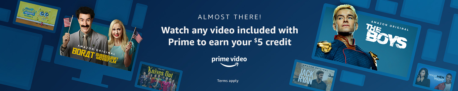 FREE $5 Amazon Credit for Watching a Prime Video