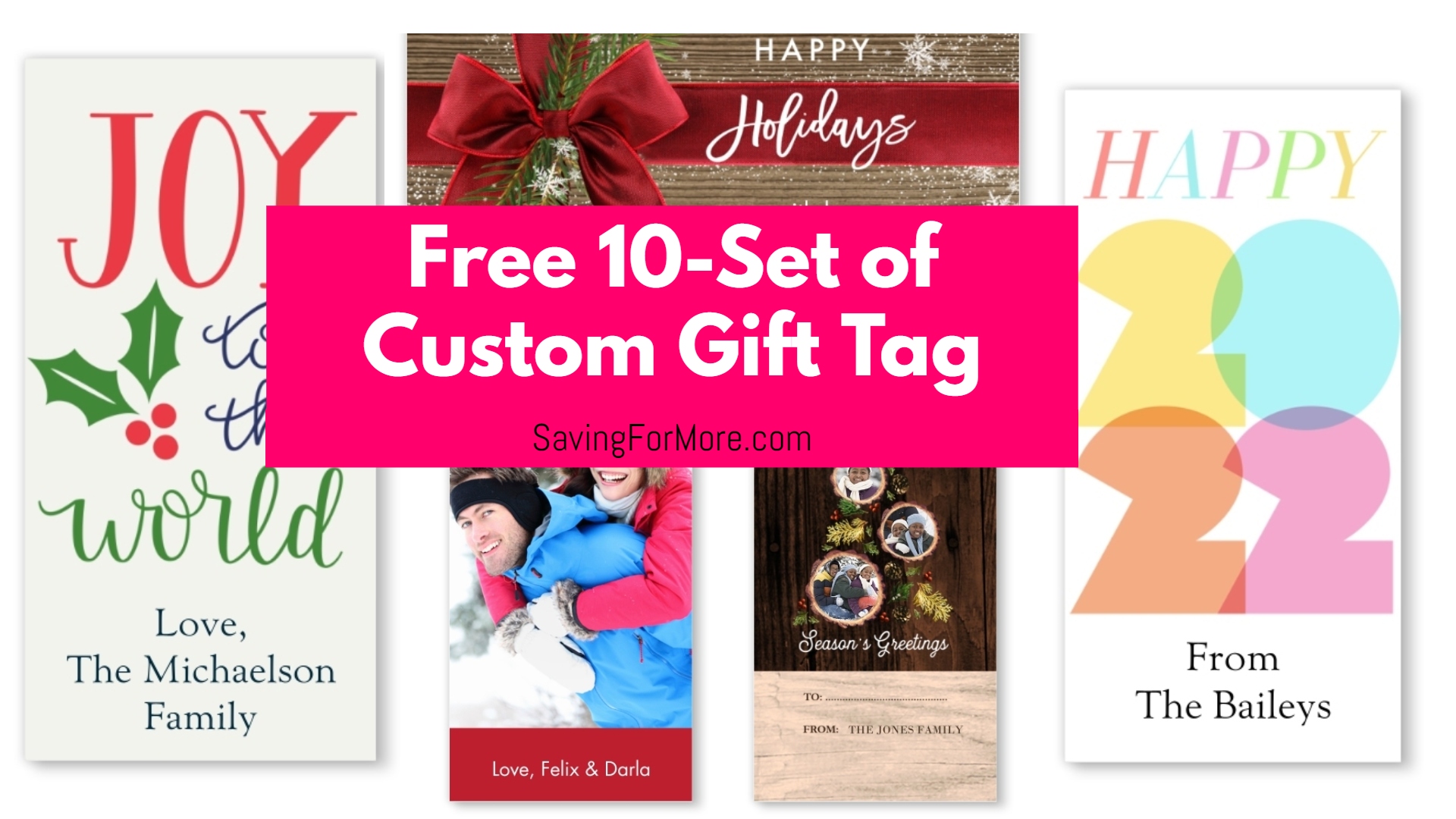 New 10 Free Personalized Gift Tags at Walgreens