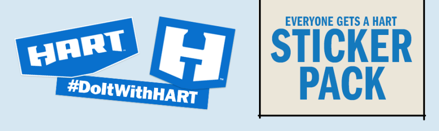 Free Hart Tools Sticker Pack