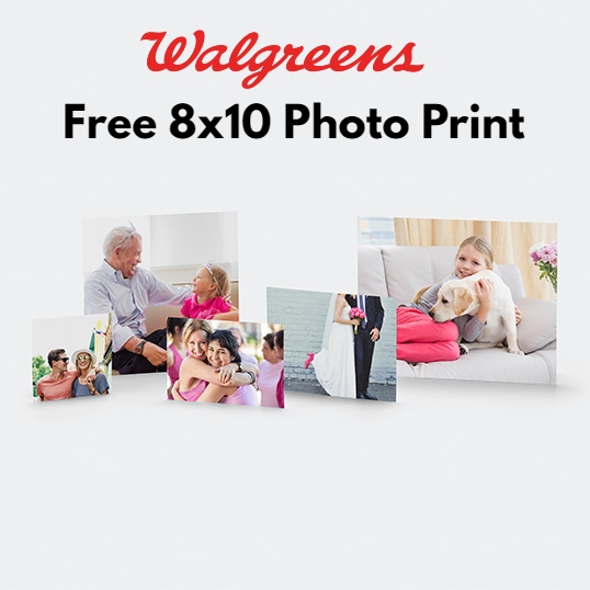 Free 8x10 Print Enlargement at Walgreens Saving For More