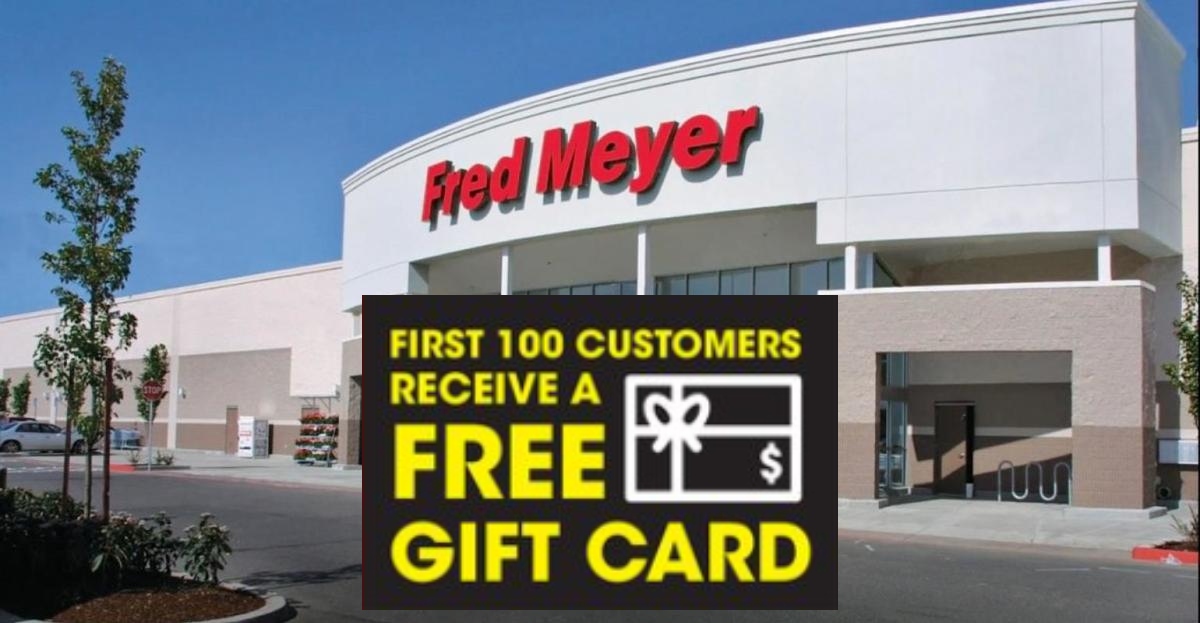 Free Gift Card at Fred Meyer on Friday