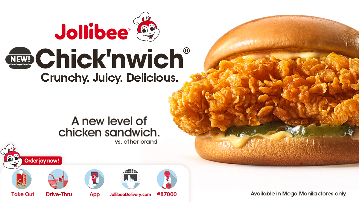Free Jollibee Chickenwich Sandwich