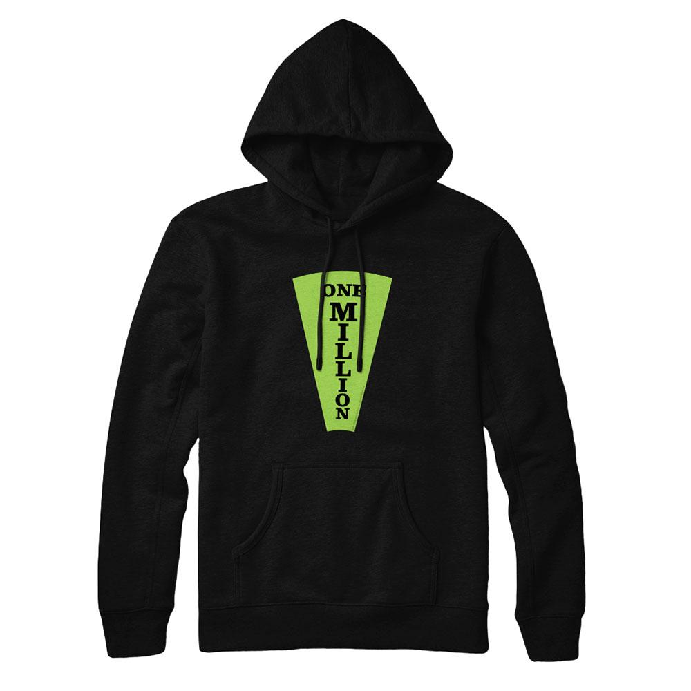 Free Wheel of Fortune Million Dollar Wedge Black Hoodie With Free Shipping