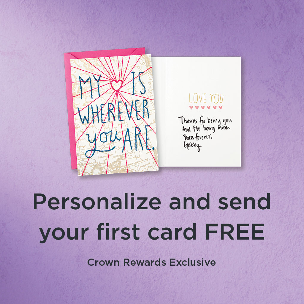 FREE Personalized Hallmark Greeting Card