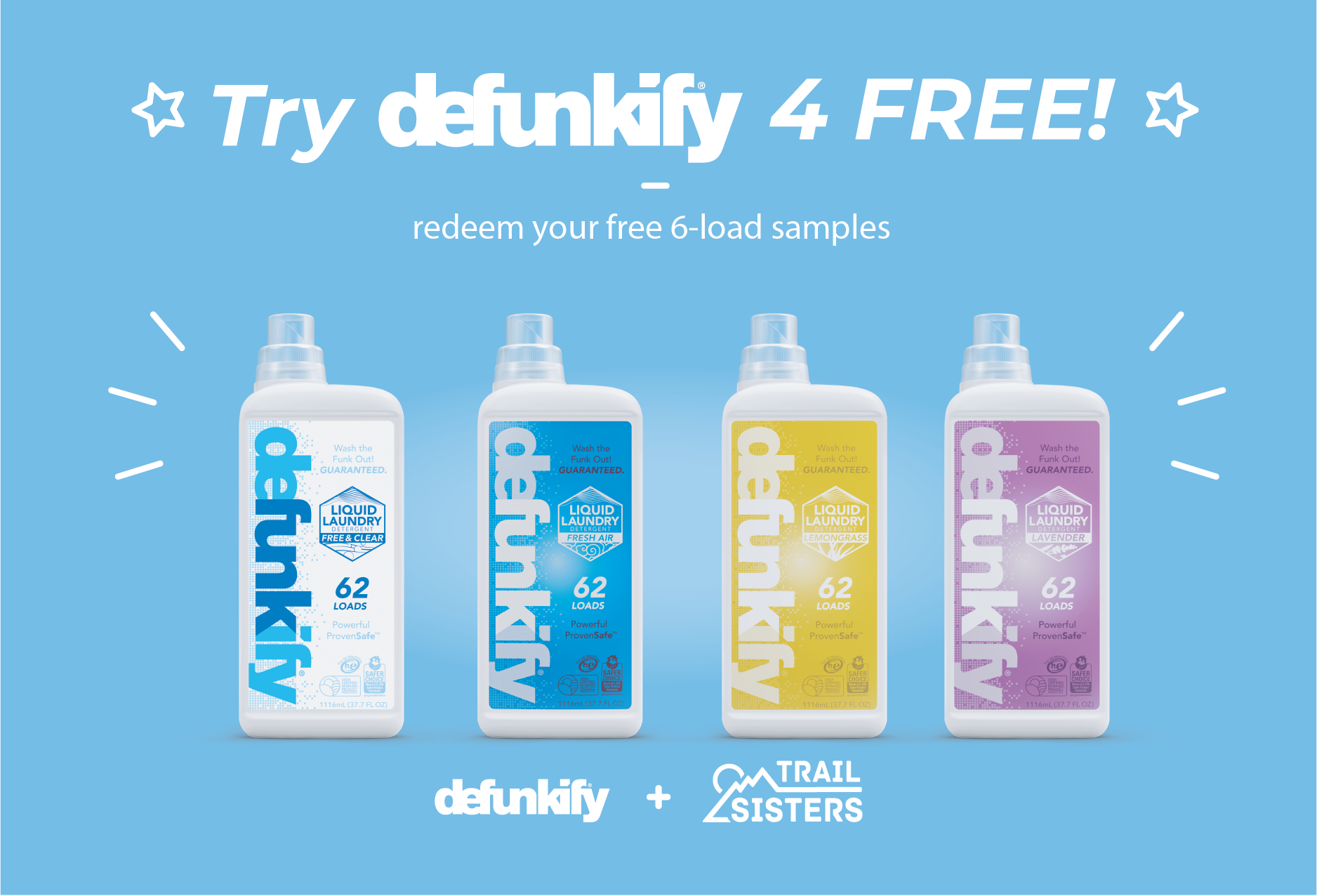 FREE Samples of Defunkify Liquid Laundry Detergent