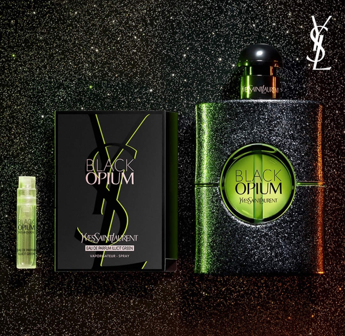 Free Sample of YSL Black Opium Illicit Green Fragrance