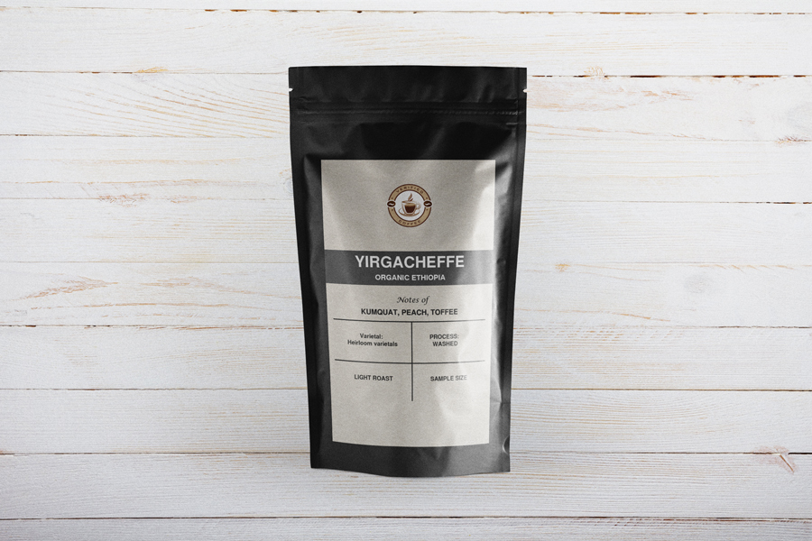 Free Yirgacheffe Light Roasted Coffee Sample