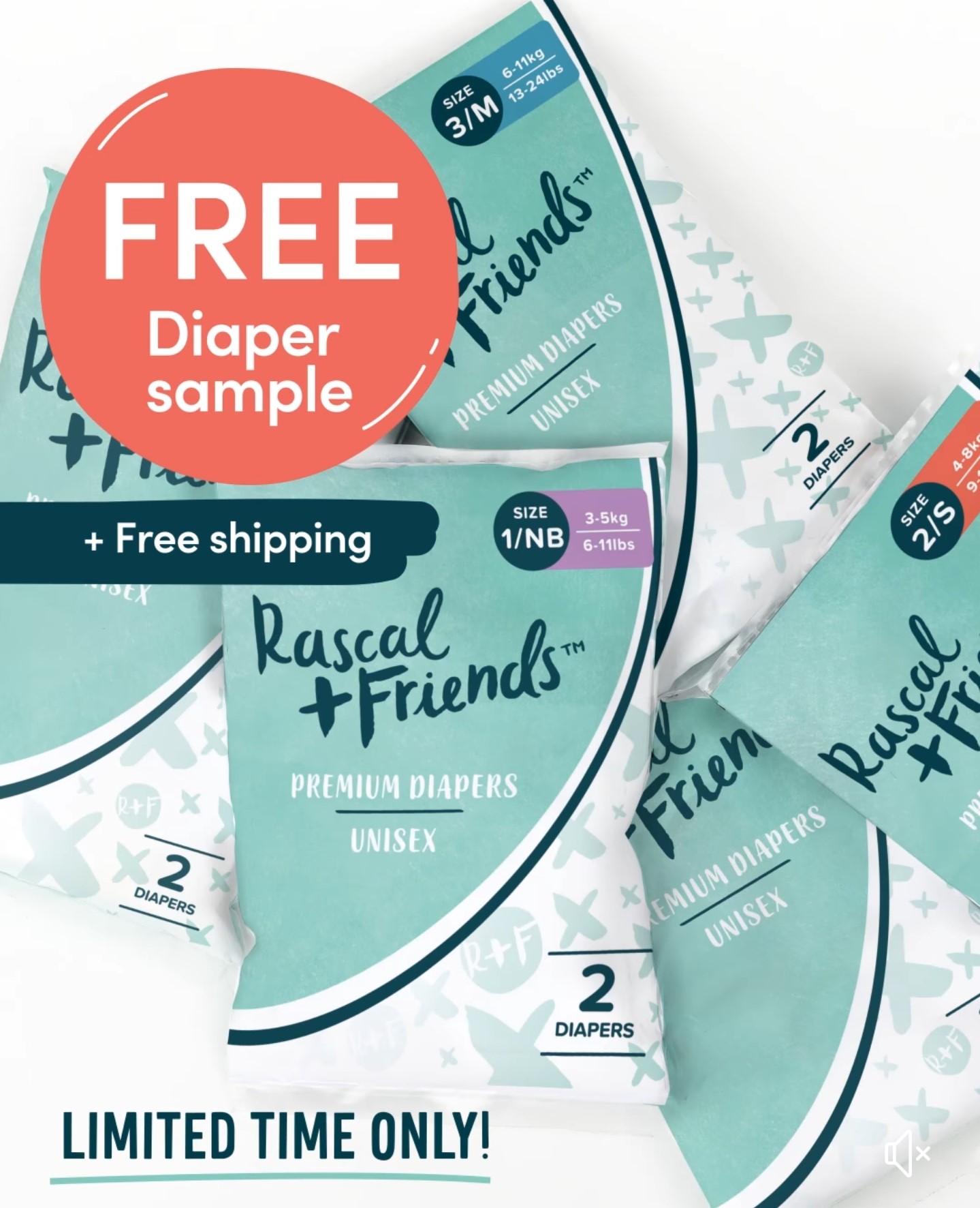 Free Sample of Rascal + Friends Diaper