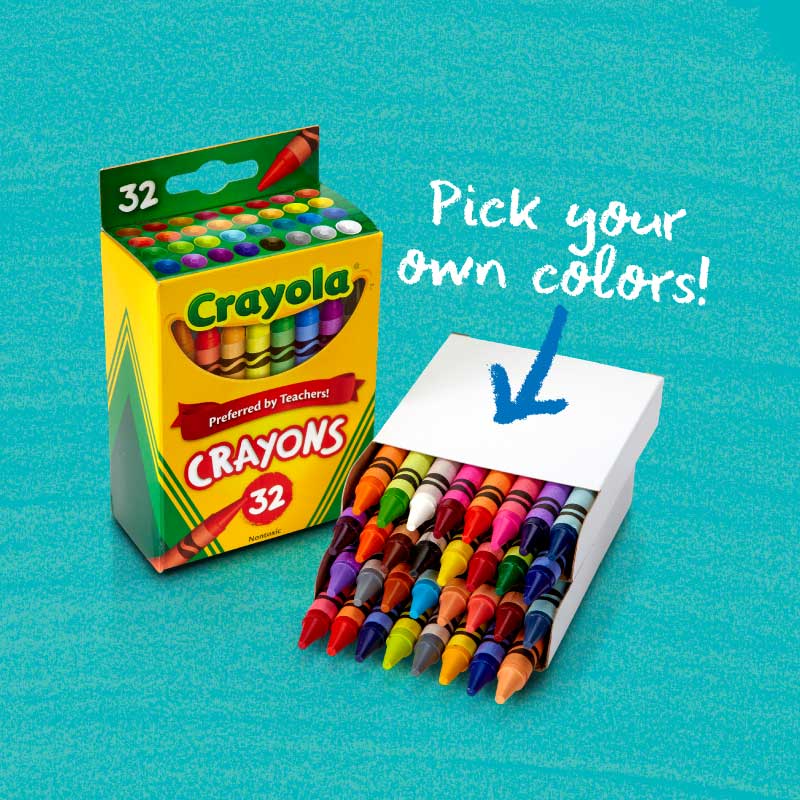 FREE Box of 32pc Cyanola Crayons