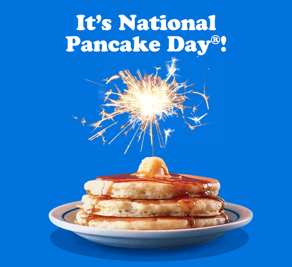 FREE Short Stack of Pancakes at IHOP Today Only