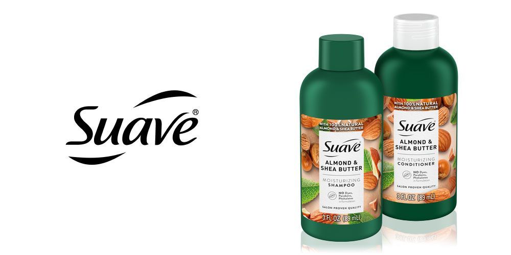 Free Sample of Suave Almond & Shea Butter Moisturizing Shampoo and Conditioner