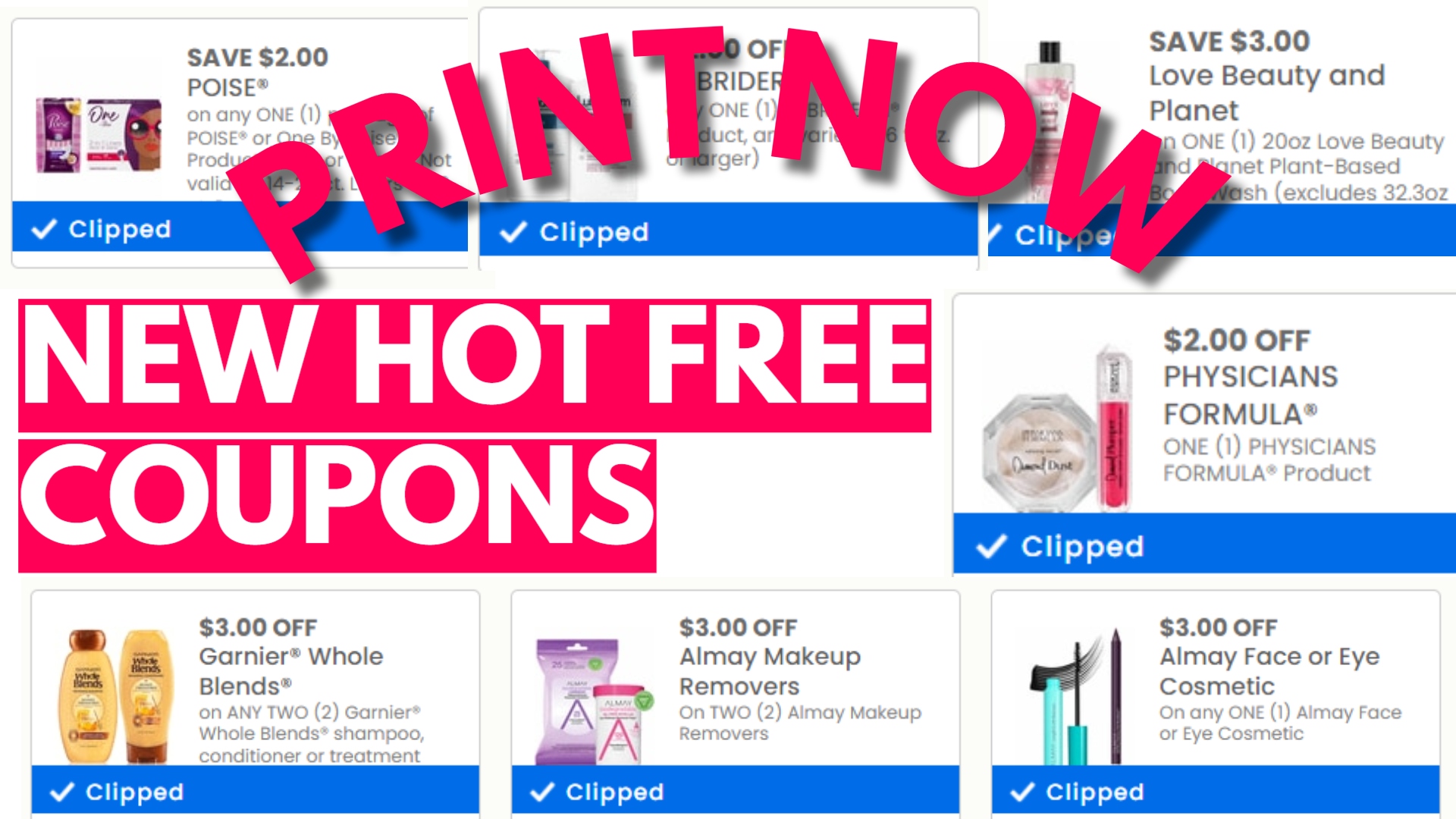 NEW HOT Coupons Just Released