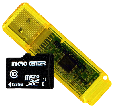 FREE 128GB USB 3.1 Flash & 128GB microSD at MicroCenter Stores