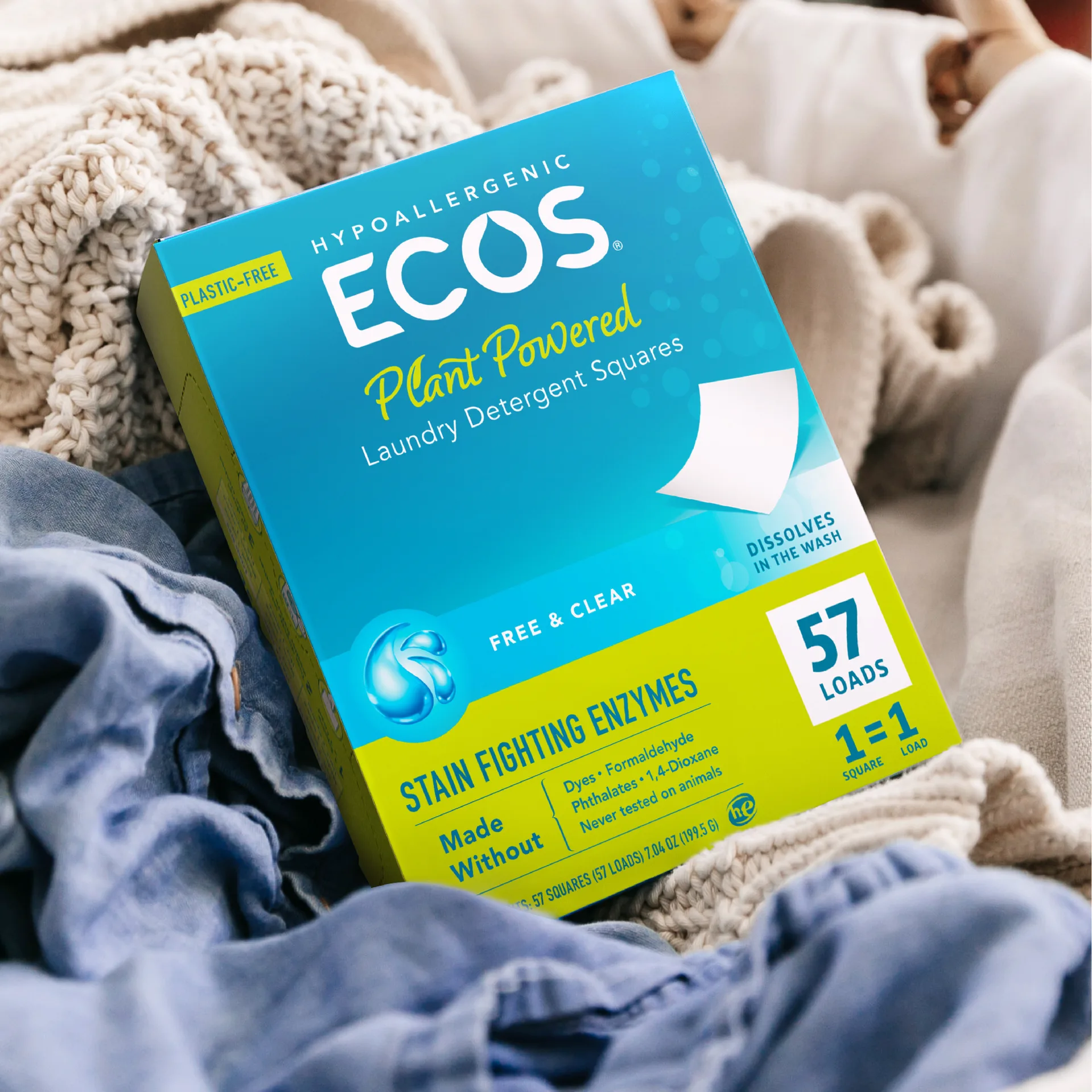 FREE ECOS Next Liquidless Laundry Sheets Sample