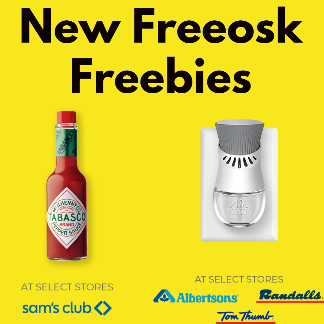 Free Tabasco Sauce at Sam’s Club and Air Wick Warmer at Albertsons