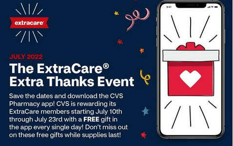 CVS Freebies Everyday From 7/10-7/23