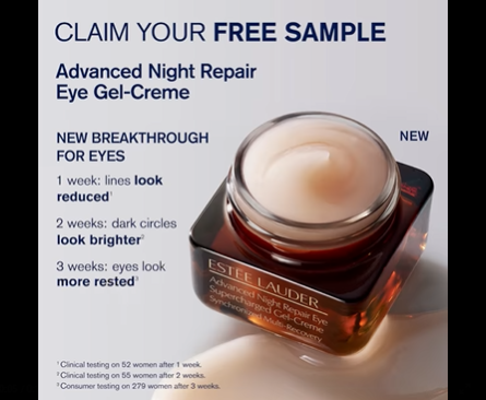 Free Sample of Estee Lauder New Advanced Night Repair Eye Cream