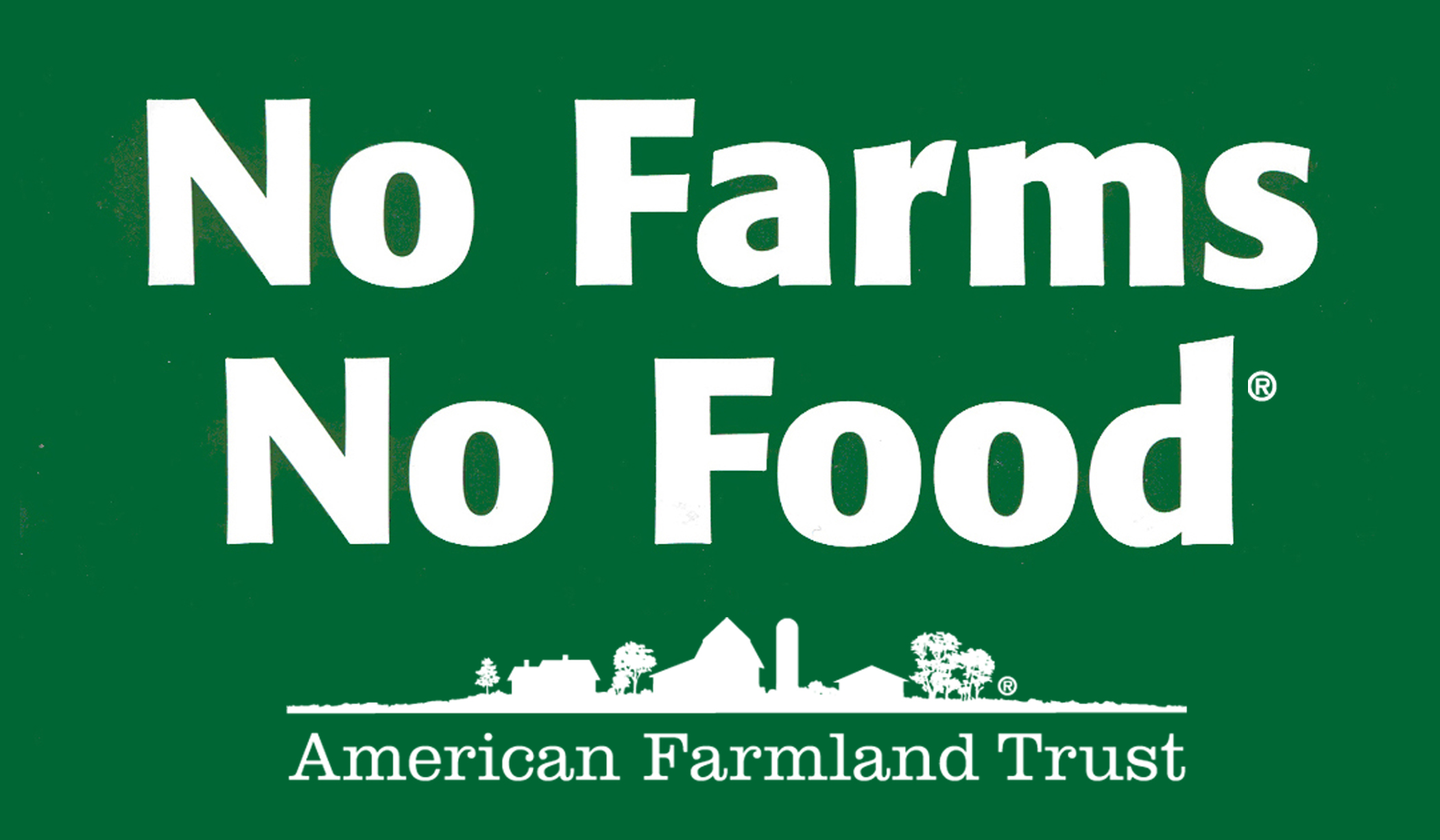 Free No Farms No Food Bumper Stickers