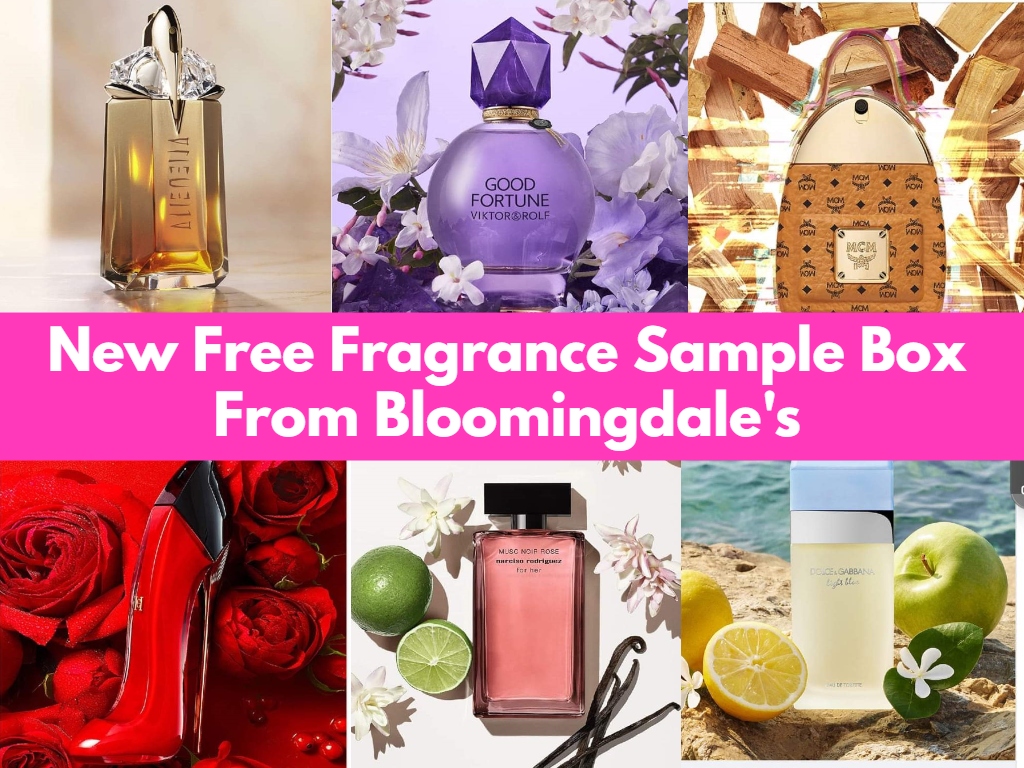 NEW Free Fragrance Sample Box From Bloomingdale’s
