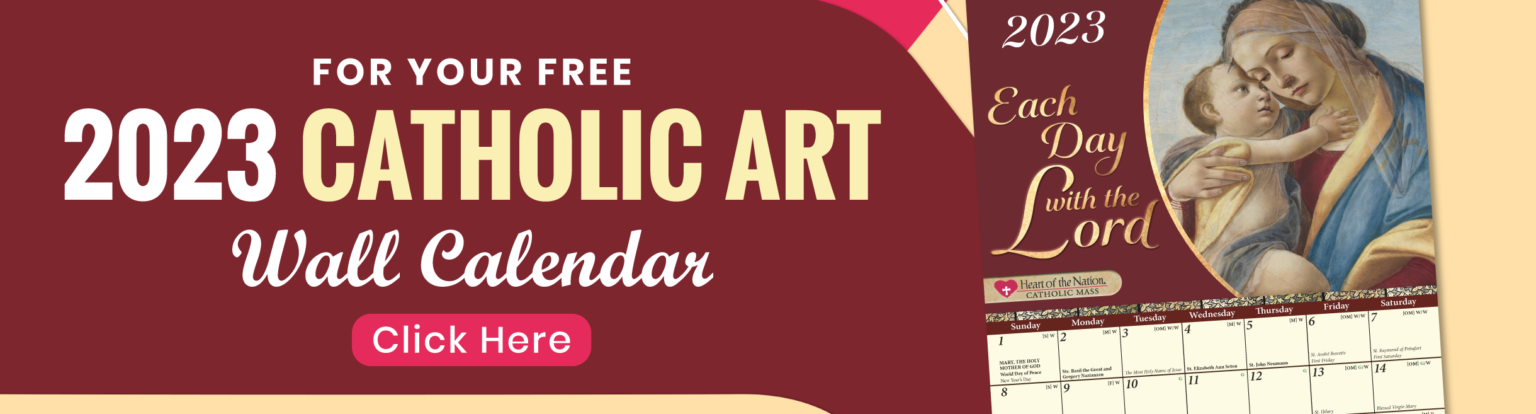 Free 2023 Catholic Art Calendar
