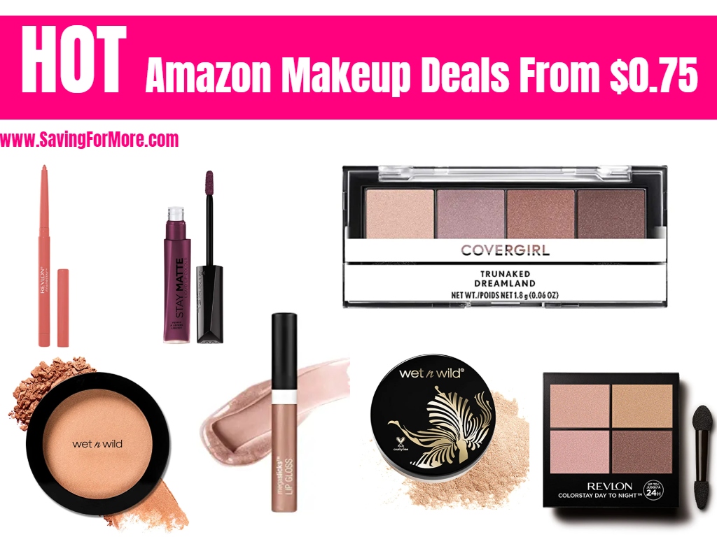 Amazon Makeup Deals From $0.75 Shipped
