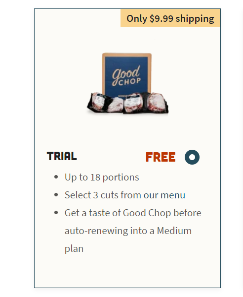 FREE Steak ($50 Value) from Good Chop (Only $9.99 Shipping)