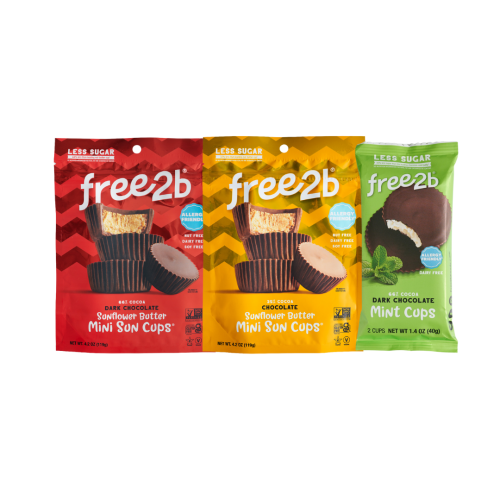Free Free2b Allergy Friendly Chocolate Cups