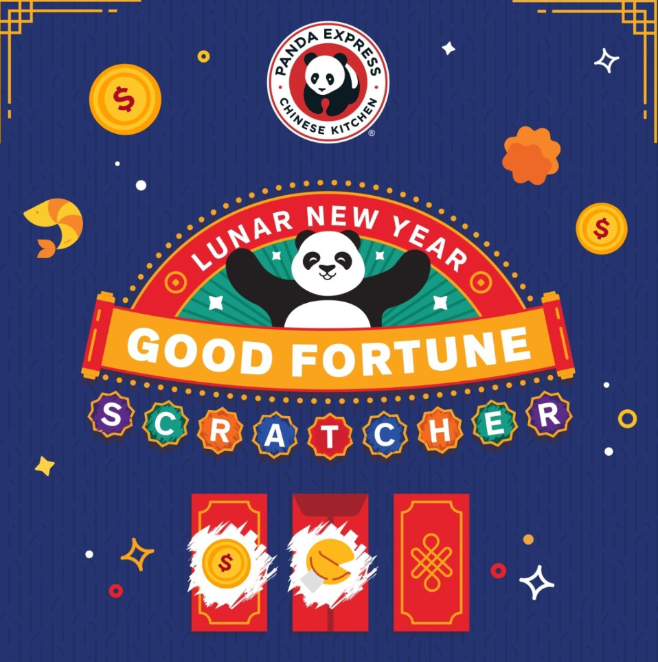 Panda Express Lunar New Year Instant Win Scratcher Game