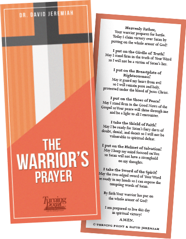 Free Warrior’s Prayer Bookmark