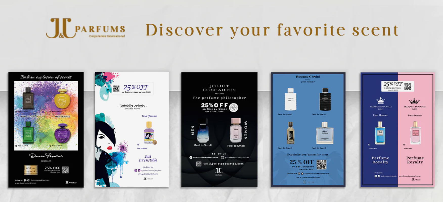 Free Scent Card From JJ Parfums