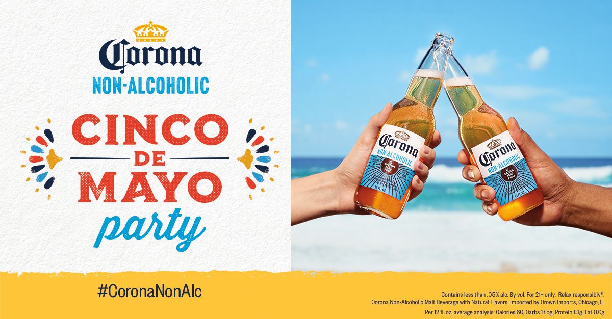 FREE Corona Non-Alcoholic Cinco de Mayo Party Pack
