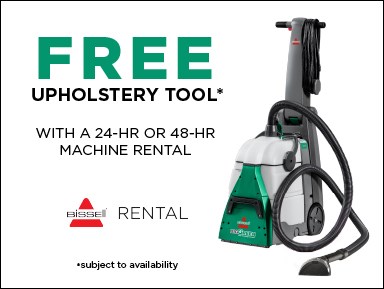 Free Bissell Upholstery Tool Rental